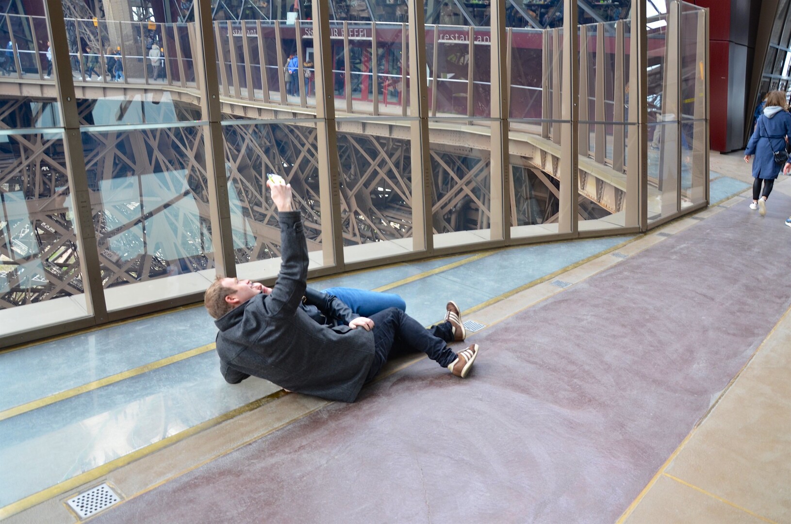 Eiffel Tower First Level Glass Floor