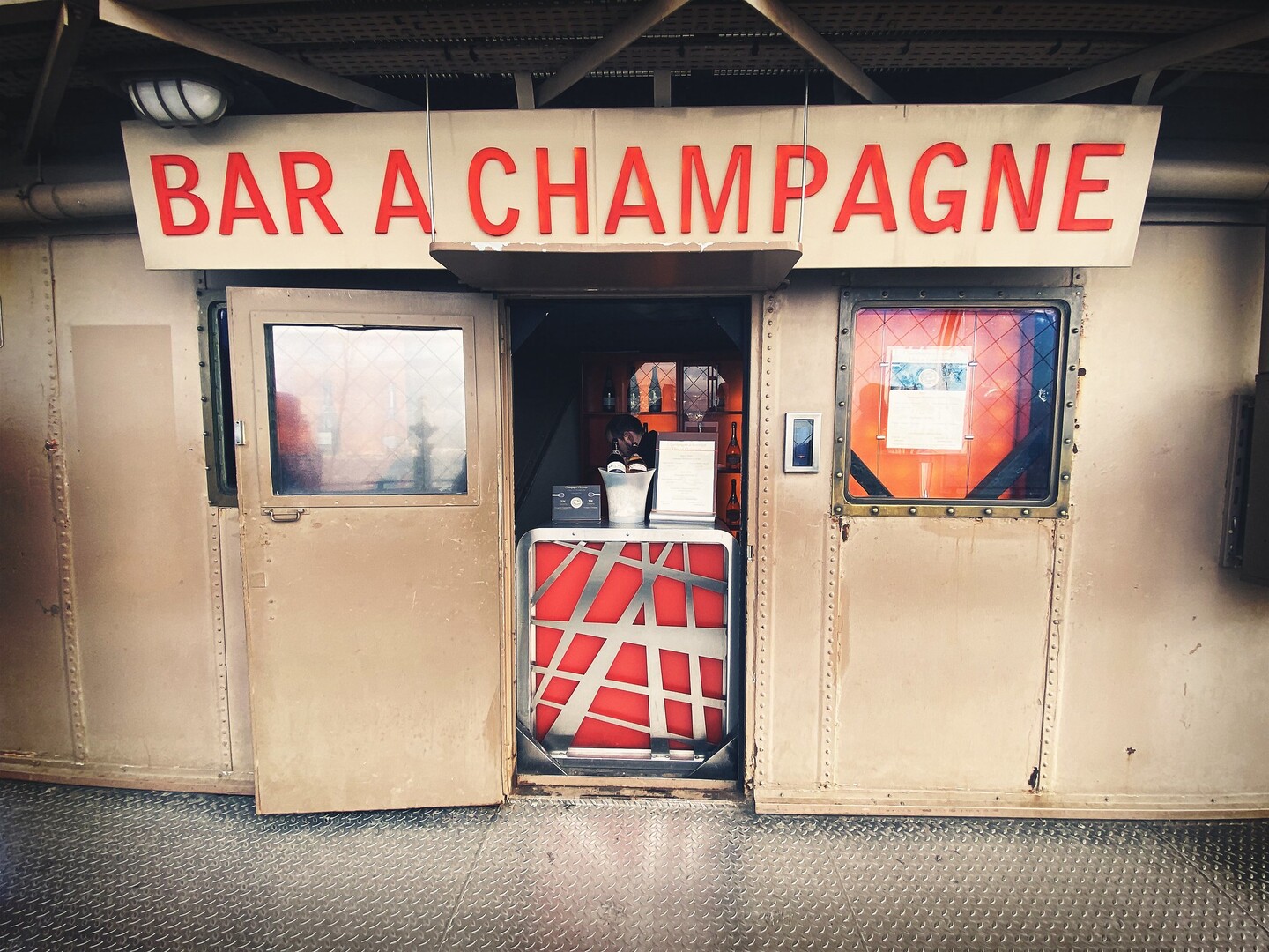 Eiffel Tower Summit Champagne Bar